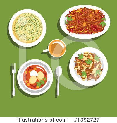Royalty-Free (RF) Food Clipart Illustration by Vector Tradition SM - Stock Sample #1392727