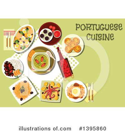Royalty-Free (RF) Food Clipart Illustration by Vector Tradition SM - Stock Sample #1395860