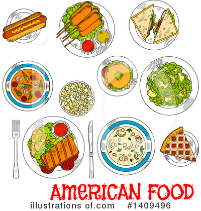 Royalty-Free (RF) Food Clipart Illustration by Vector Tradition SM - Stock Sample #1409496