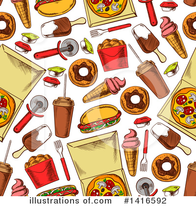 Royalty-Free (RF) Food Clipart Illustration by Vector Tradition SM - Stock Sample #1416592