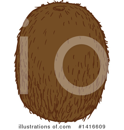 Coconut Clipart #1416609 by Vector Tradition SM