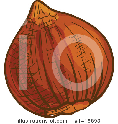 Hazelnut Clipart #1416693 by Vector Tradition SM