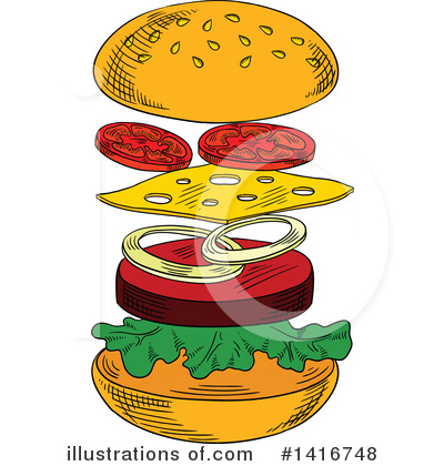 Royalty-Free (RF) Food Clipart Illustration by Vector Tradition SM - Stock Sample #1416748