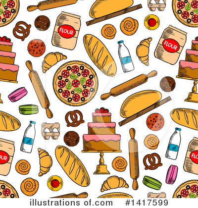 Royalty-Free (RF) Food Clipart Illustration by Vector Tradition SM - Stock Sample #1417599