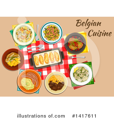 Royalty-Free (RF) Food Clipart Illustration by Vector Tradition SM - Stock Sample #1417611