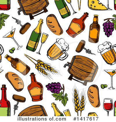 Royalty-Free (RF) Food Clipart Illustration by Vector Tradition SM - Stock Sample #1417617