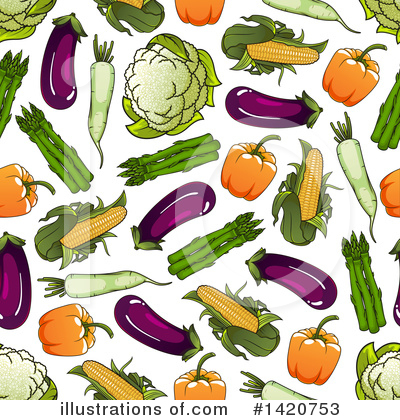 Daikon Clipart #1420753 by Vector Tradition SM