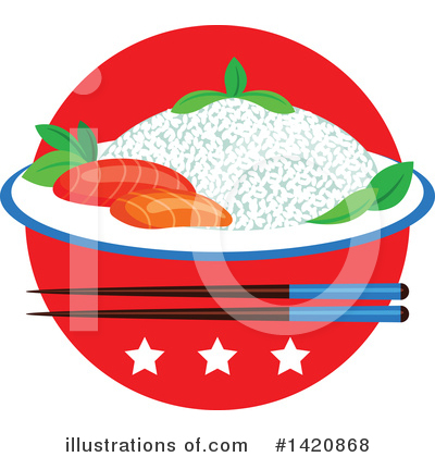 Sushi Clipart #1420868 by Vector Tradition SM