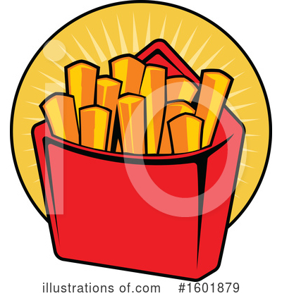 Fries Clipart #1601879 by Vector Tradition SM