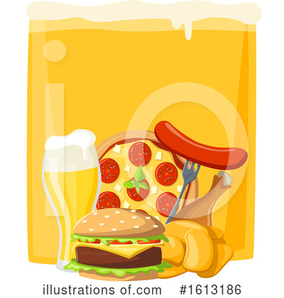 Pizza Clipart #1613186 by Vector Tradition SM