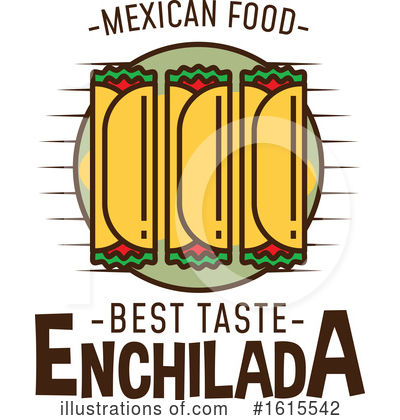 Enchiladas Clipart #1615542 by Vector Tradition SM