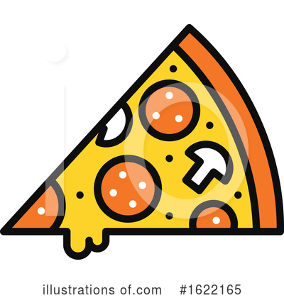 Pizza Clipart #1622165 by Vector Tradition SM
