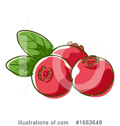 Cranberries Clipart #1663648 by BNP Design Studio