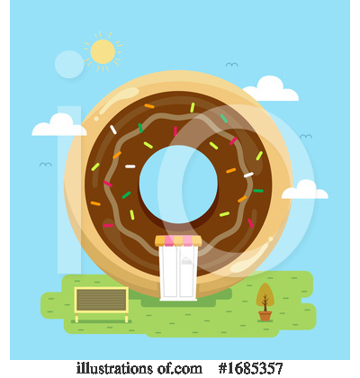 Donut Clipart #1685357 by BNP Design Studio