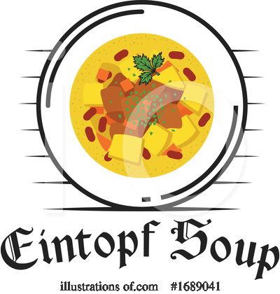 Soup Clipart #1689041 by Vector Tradition SM