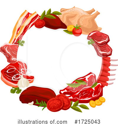 Meat Clipart #1725043 by Vector Tradition SM