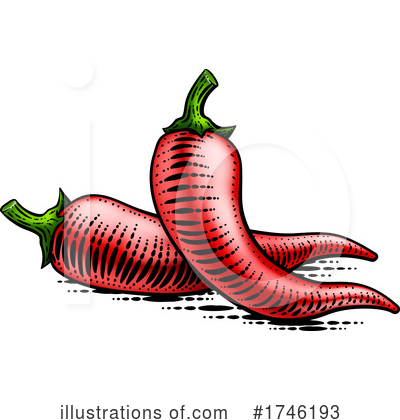 Chilli Pepper Clipart #1746193 by AtStockIllustration