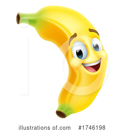 Banana Clipart #1746198 by AtStockIllustration