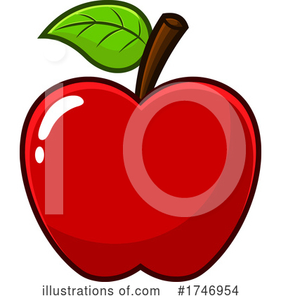 Apple Clipart #1746954 by Hit Toon
