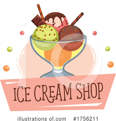 Ice Cream Clipart #1756211 by Vector Tradition SM