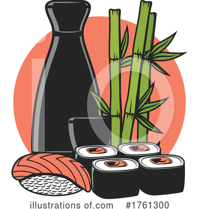 Sushi Clipart #1761300 by Vector Tradition SM