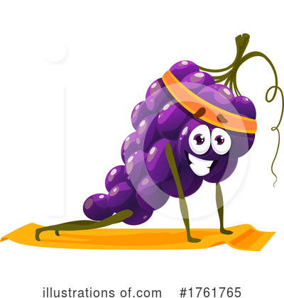 Grape Clipart #1761765 by Vector Tradition SM