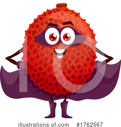 Lychee Clipart #1762567 by Vector Tradition SM