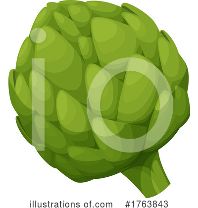 Artichoke Clipart #1763843 by Vector Tradition SM