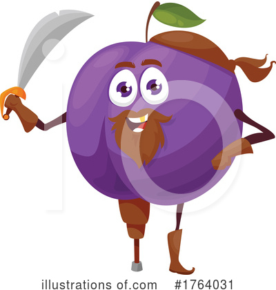 Plum Clipart #1764031 by Vector Tradition SM