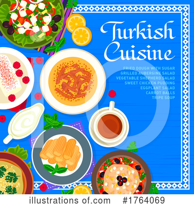Turkey Clipart #1764069 by Vector Tradition SM