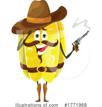 Cowboy Clipart #1771968 by Vector Tradition SM