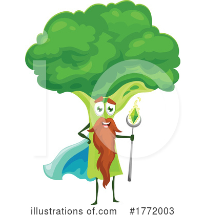 Broccoli Clipart #1772003 by Vector Tradition SM