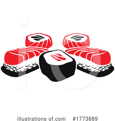 Sushi Clipart #1773889 by Vector Tradition SM
