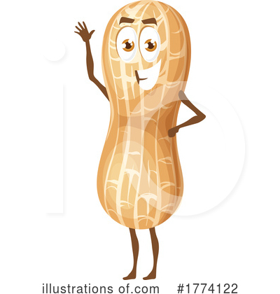 Peanut Clipart #1774122 by Vector Tradition SM