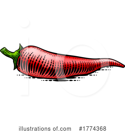 Chilli Pepper Clipart #1774368 by AtStockIllustration