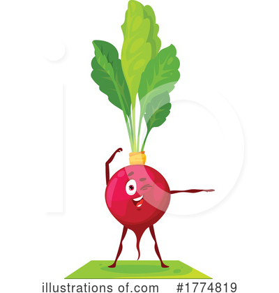 Radish Clipart #1774819 by Vector Tradition SM