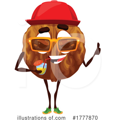 Walnut Clipart #1777870 by Vector Tradition SM