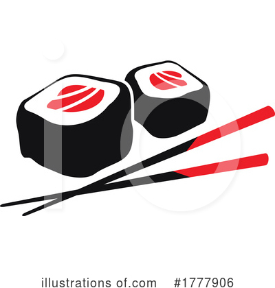 Sushi Clipart #1777906 by Vector Tradition SM