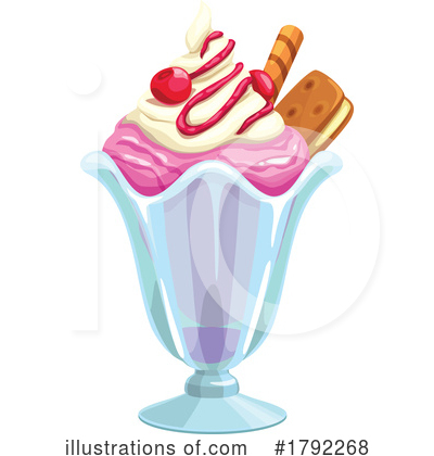 Sundae Clipart #1792268 by Vector Tradition SM