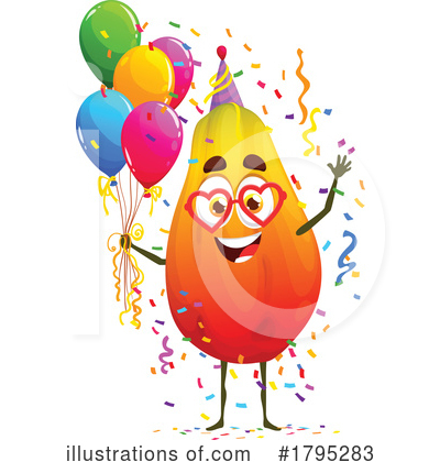 Party Balloons Clipart #1795283 by Vector Tradition SM