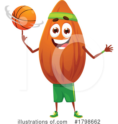 Basketball Player Clipart #1798662 by Vector Tradition SM
