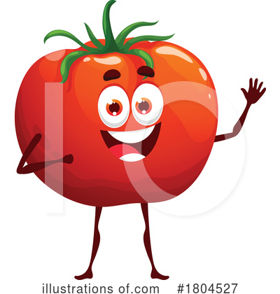 Tomato Clipart #1804527 by Vector Tradition SM