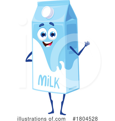 Milk Carton Clipart #1804528 by Vector Tradition SM