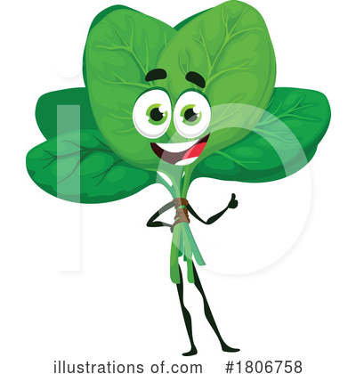 Spinach Clipart #1806758 by Vector Tradition SM