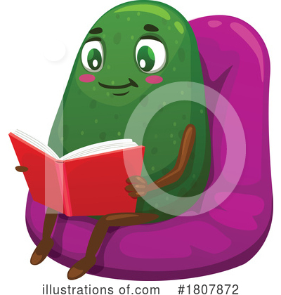 Reading Clipart #1807872 by Vector Tradition SM