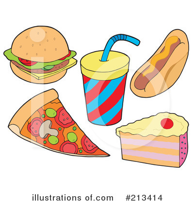 Royalty-Free (RF) Food Clipart Illustration by visekart - Stock Sample #213414