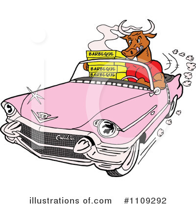 Bull Clipart #1109292 by LaffToon