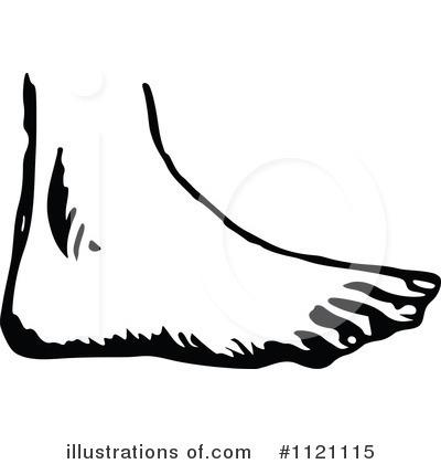 Foot Clipart #1121115 by Prawny Vintage