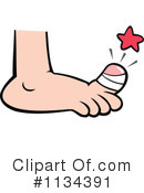 Foot Clipart #1134391 by Johnny Sajem