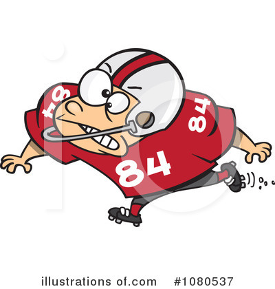 Football Player Clipart #1080537 by toonaday